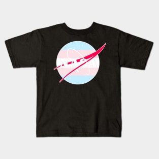 Pastel Nasa Logo - Trans Kids T-Shirt